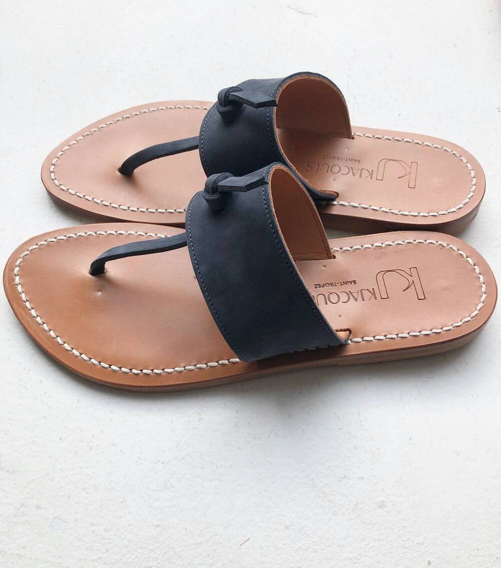 NEW K.JACQUES women's wouri sandal in blue